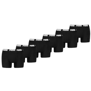 Puma Boxershorts Everyday Basic 6-pack Black / Black