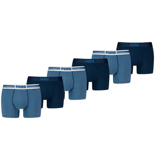 Puma Boxershorts Everyday Placed Logo 6-pack Denim