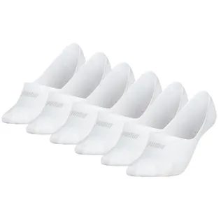Puma Footies Dames Mesh 6-pack Wit