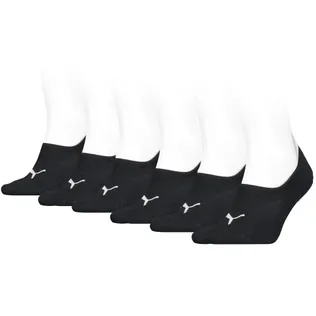 Puma Footies High Cut 6-pack Unisex Zwart