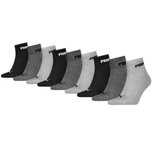 Puma Quartersokken Cushioned New Generation 9-pack Grey Melange