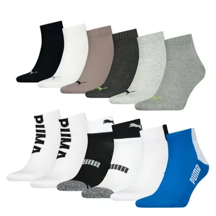 Puma Quarter Sokken Verrassingspakket 6-pack