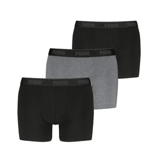 Puma Boxershorts Everyday 3-pack Black / Grey