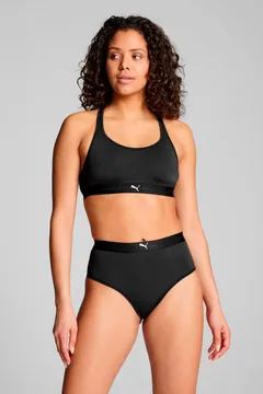 Puma Dames Sport Top Padded Zwart