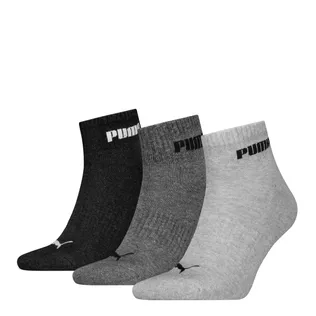 Puma Quartersokken Cushioned New Generation 3-pack Grey Melange