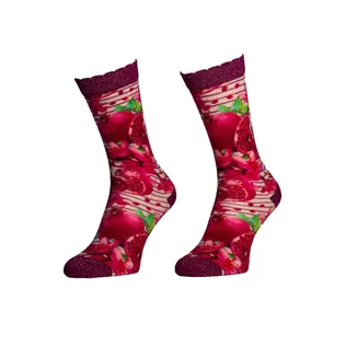 Sock My Feet Sokken Dames Pomegrenate