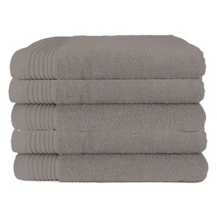 The One Handdoek  Deluxe 50x100  550 gr Taupe (5 stuks)