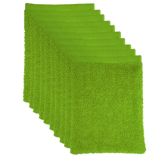 The One Washandjes Lime - 10 stuks