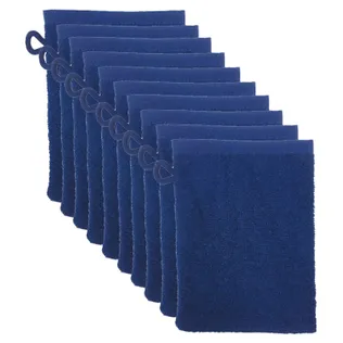 The One Washandjes Navy - 10 stuks