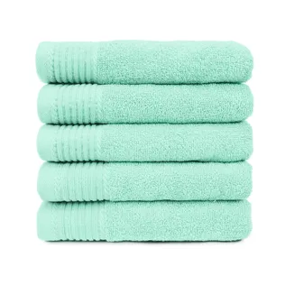 The One Badhanddoek Deluxe 70x140  550 gram Mint (5 stuks)