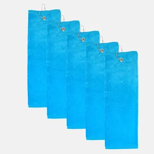 The One Golfhanddoek 40x50 cm 450 gram Turquoise (5 stuks)