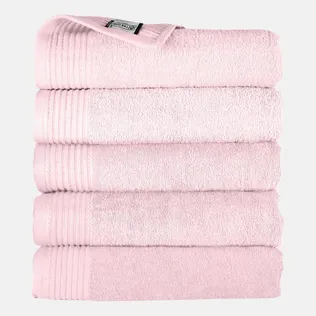 The One Handdoek 450 gram 50x100 cm Licht Roze (5 stuks)