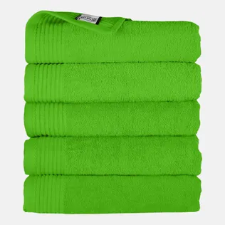 The One Handdoek 450 gram 50x100 cm Lime (5 stuks)