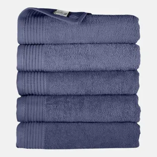 The One Badhanddoek 450 gram 70x140 cm Denim Faded (5 stuks)