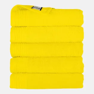 The One Badhanddoek 450 gram 70x140 Geel (5 stuks)
