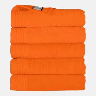 The One Badhanddoek 450 gram 70x140 Oranje (5 stuks)