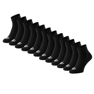 Vinnie-G Quartersokken 12-pack Zwart
