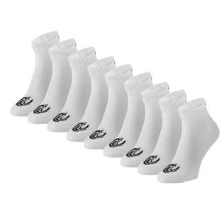 Vinnie-G Quartersokken 9-pack Wit