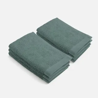 Walra Remade Cotton Gastendoekje 30 x 50 cm 550 gram Donker Groen - 6 stuks