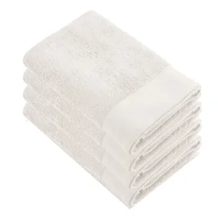 Walra Soft Cotton Douchelaken 70x140 cm 550gram Kiezel Grijs - 4 stuks