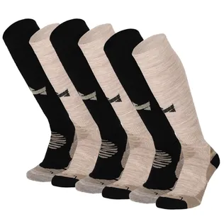 Xtreme Outdoor Sokken Compressie 6-pack Multi Beige
