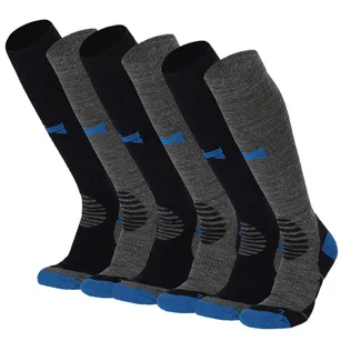 Xtreme Outdoor Sokken Compressie 6-pack Multi Grey