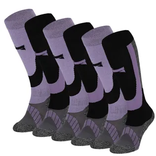Xtreme Skisokken Unisex 6-pack Multi Purple