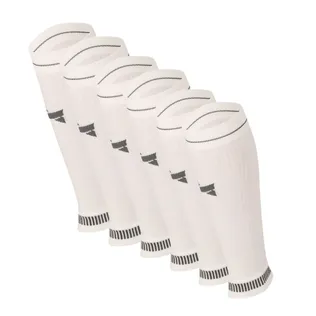 Xtreme Compressie Kuit Sleeves 6-pack Multi White