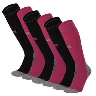 Xtreme Compressie Sokken Hardlopen 6-pack Multi Purple