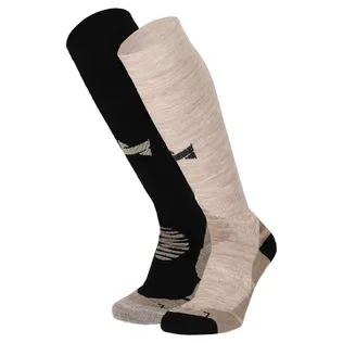 Xtreme Outdoor Sokken Compressie 2-pack Multi Beige