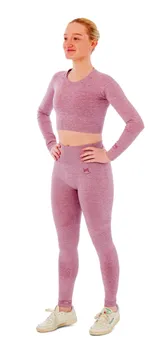Xtreme Sportswear Dames Sportset - Sportlegging + Sport Croptop -  Roze