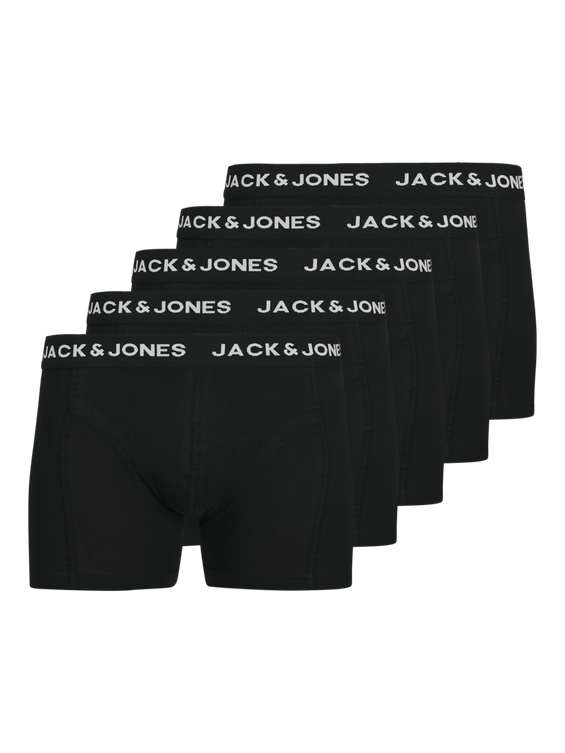 Jack & Jones Boxershorts JACANTHNONY Trunks 5-pack Black