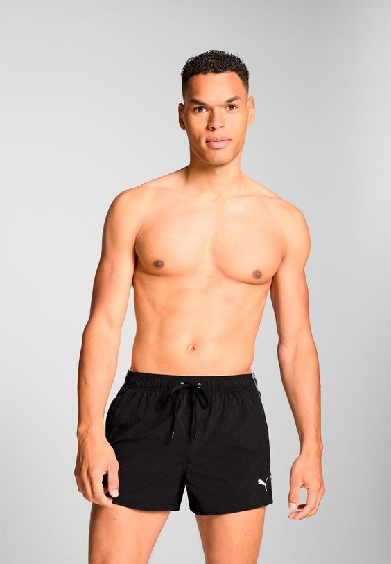 Puma Zwembroek Heren Crinkle Short Shorts Zwart