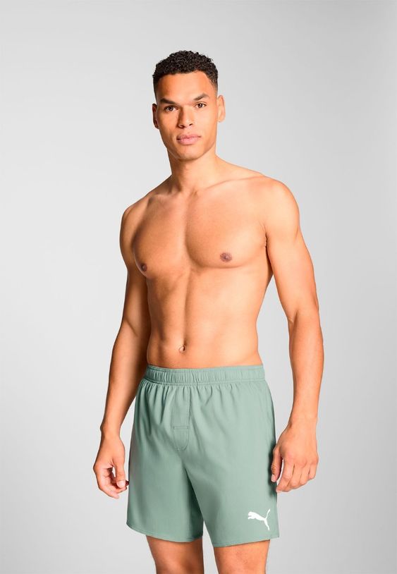 Puma Zwembroek Heren Mid Shorts Dark Sage