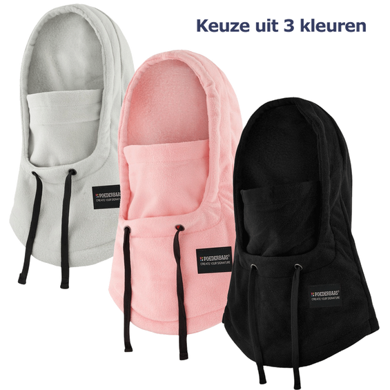 Poederbaas Balaclava Fleece - Keuze uit 3 kleuren