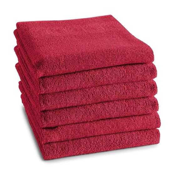 DDDDD Keukendoek Logo Rood - 6 stuks