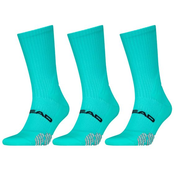HEAD Padel Sokken Crew 3-pack Aqua