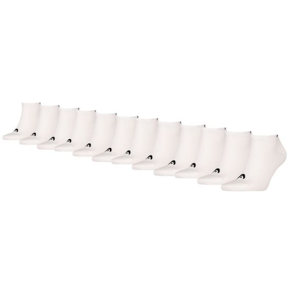 HEAD Sneakersokken Training 12-pack Wit