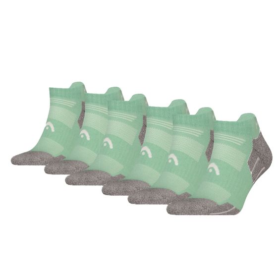 HEAD Wandelsokken All Climates Hiking Sneaker 6-pack Licht Groen