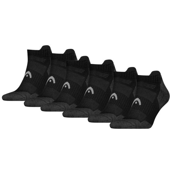 HEAD Wandelsokken All Climates Hiking Sneaker 6-pack Zwart