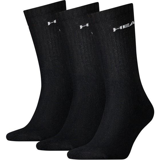 Head Sokken Crew 3-pack Black
