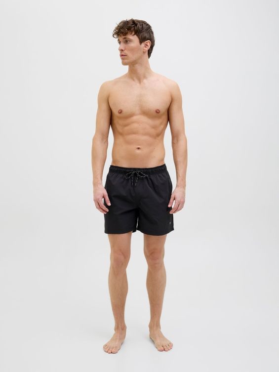 Jack & Jones Zwembroek JPSTMAUI Solid AKM Zwart