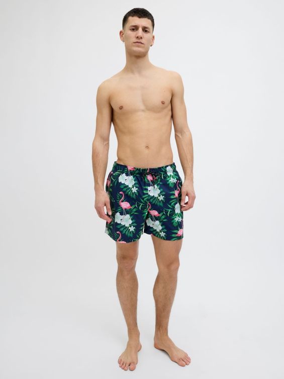 Jack & Jones Zwembroek JPSTMAUI Novelty AOP Navy Blazer