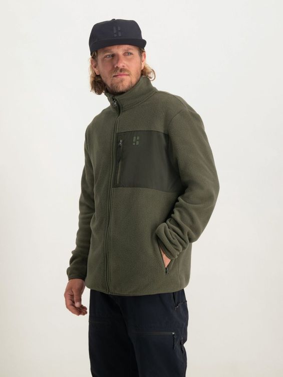 Poederbaas Four Seasons Fleece Vest Heren Groen