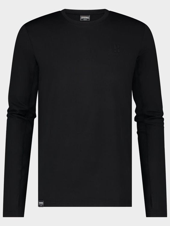 Poederbaas Four Seasons Lightweight Longsleeve Heren Zwart