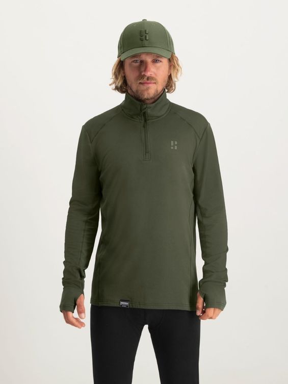 Poederbaas Midlayer Pully Heren Four Seasons Lightweight Groen