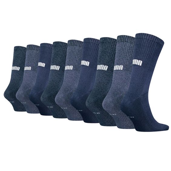 Puma Sportsokken Cushioned New Generation 9-pack Blue Combo