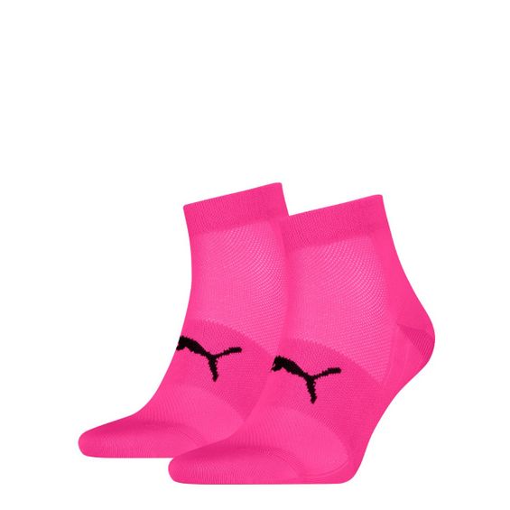 Puma Sport Quartersokken Light 2-pack Roze