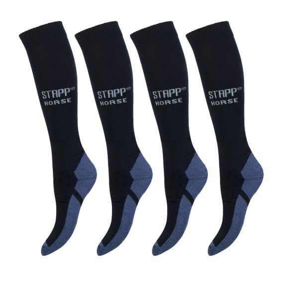 STAPP Horse Paardrijsokken Uni 4-pack Marine