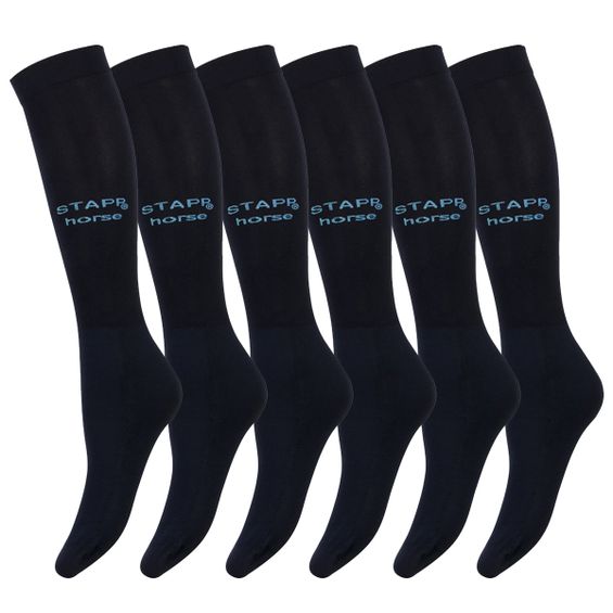 STAPP Horse Paardrijsokken Ultra Fine 6-pack Marine